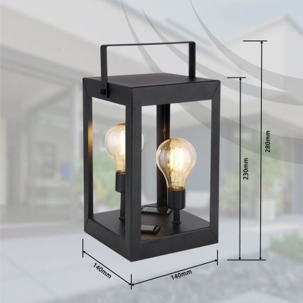 Globo - LED Solar light 2xLED/0,06W/3V IP44