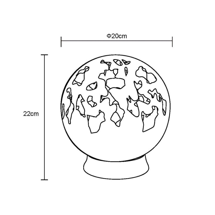 Globo - LED Solar decoration LED/0,06W/3V IP44