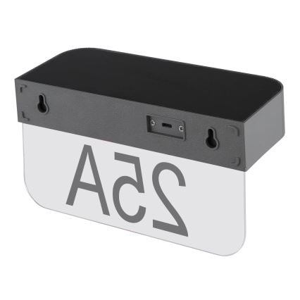 Globo - Solar LED house number light LED/6W/3.7V IP54 1800 mAh