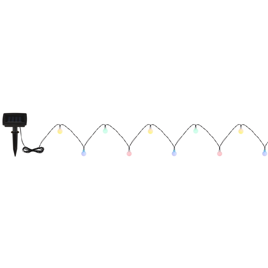 Globo - Solar LED String Lights, 20 LEDs, 1.2 V, IP44, 300 mAh, 5.8 m