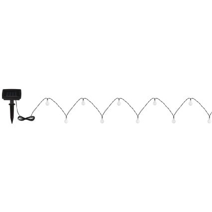 Globo - Solar LED String Lights, 20 LEDs, 1.2 V, IP44, 300 mAh, 5.8 m
