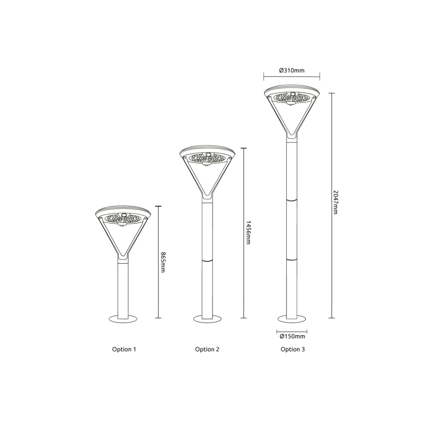 Globo - LED Solar Lamp LED/18W/3.7V 8000 mAh IP54