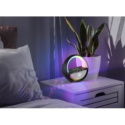 Globo - RGB LED Touch-Controlled Rechargeable Table Lamp with Speaker LED/3,5W/5V 1800 mAh