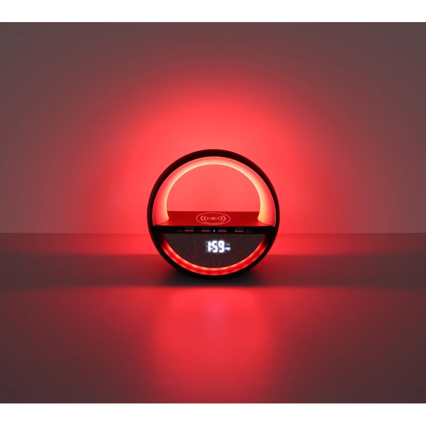 Globo - RGB LED Touch-Controlled Rechargeable Table Lamp with Speaker LED/3,5W/5V 1800 mAh