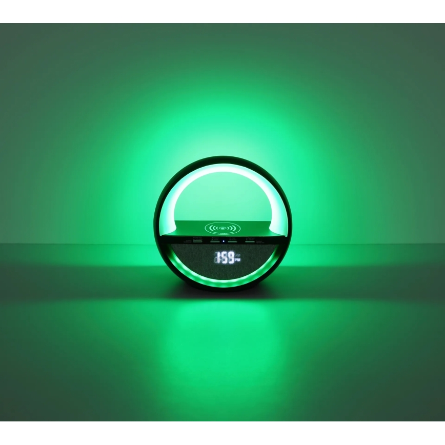Globo - RGB LED Touch-Controlled Rechargeable Table Lamp with Speaker LED/3,5W/5V 1800 mAh