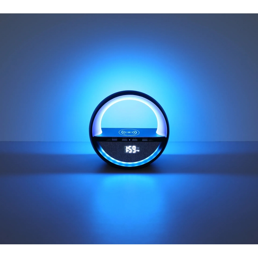 Globo - RGB LED Touch-Controlled Rechargeable Table Lamp with Speaker LED/3,5W/5V 1800 mAh