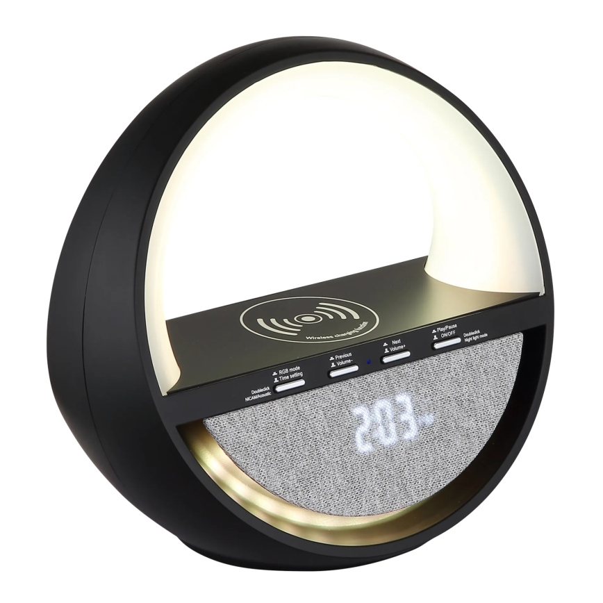 Globo - RGB LED Touch-Controlled Rechargeable Table Lamp with Speaker LED/3,5W/5V 1800 mAh