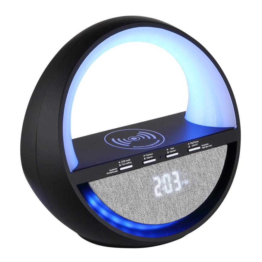 Globo - RGB LED Touch-Controlled Rechargeable Table Lamp with Speaker LED/3,5W/5V 1800 mAh
