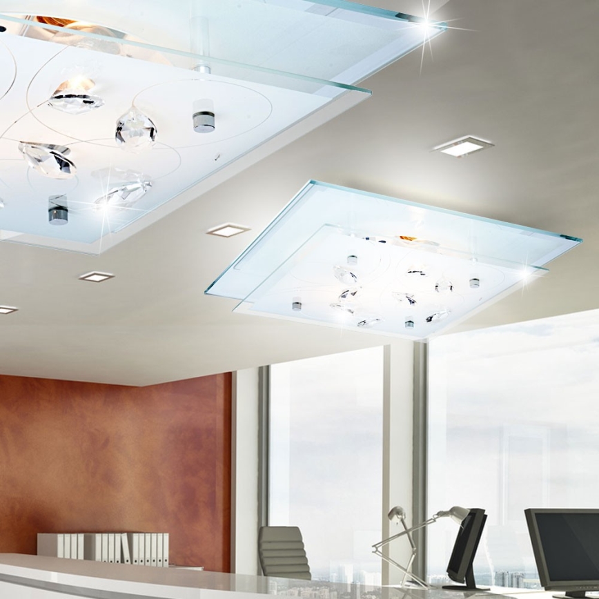 Globo - Ceiling light 2xE27ILLU/40W/230V
