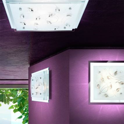 Globo - Ceiling light 2xE27ILLU/40W/230V