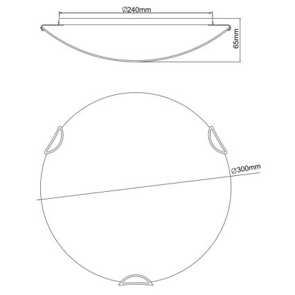 Globo - Children's ceiling light 2xE27ILLU/60W/230V