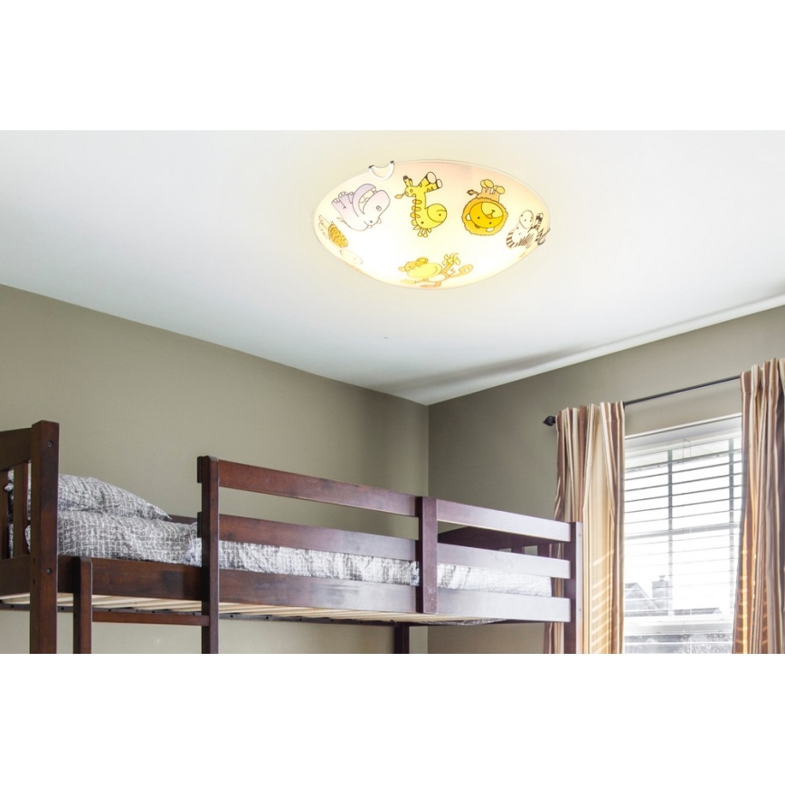 Globo - Children's ceiling light 2xE27/60W/230V