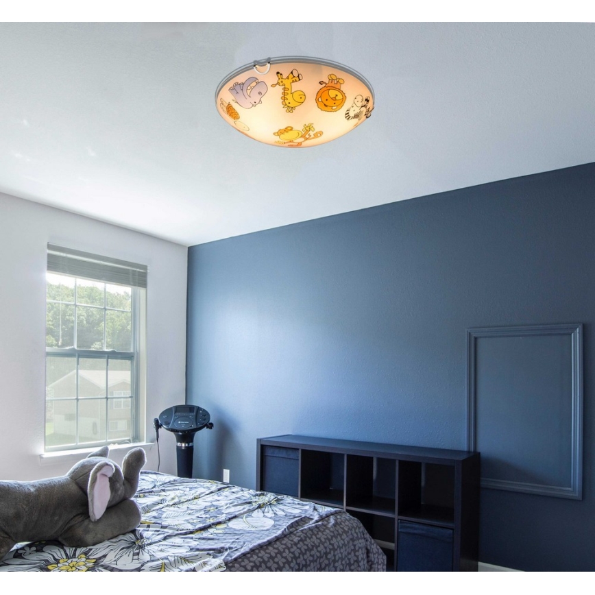 Globo - Children's ceiling light 2xE27/60W/230V