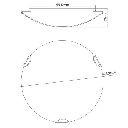 Globo - Children's ceiling light 2xE27/60W/230V