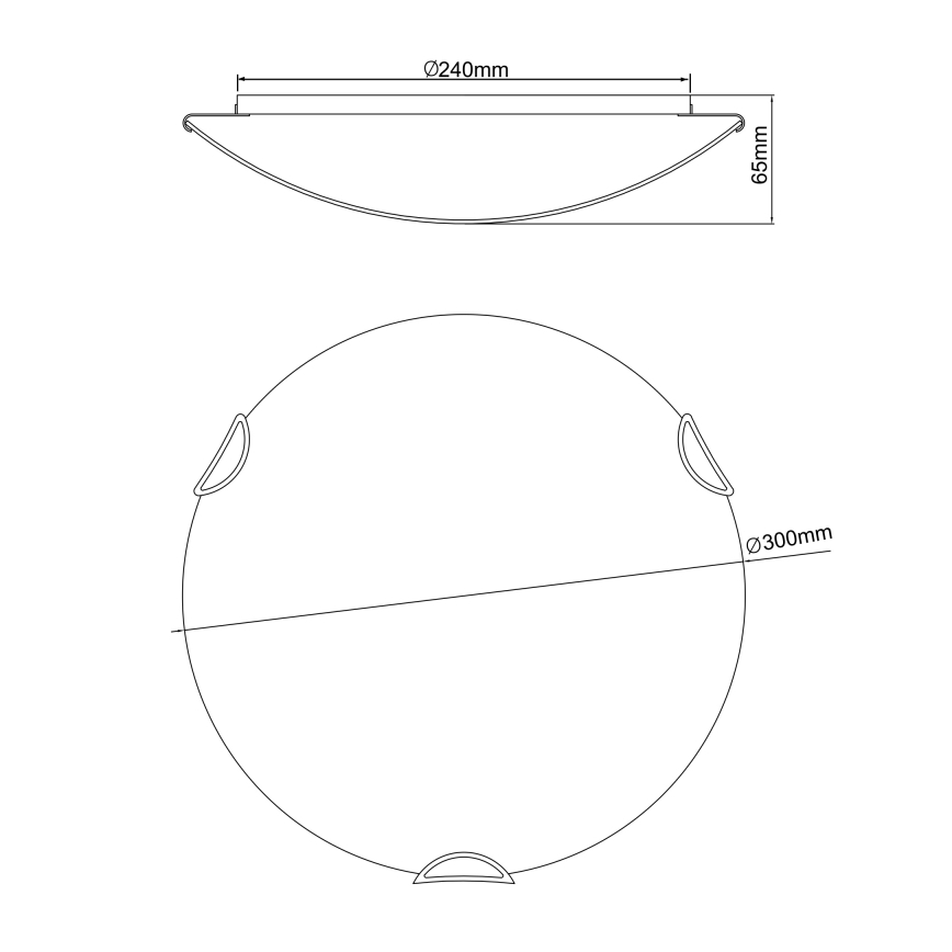 Globo - Children's ceiling light 2xE27/60W/230V