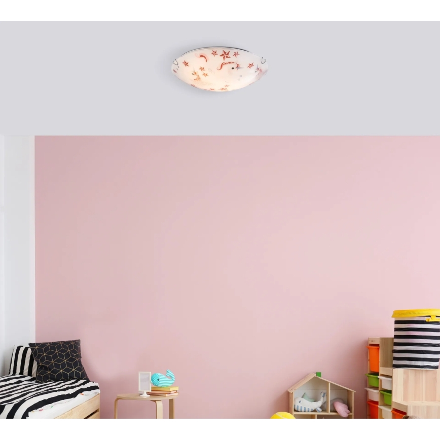 Globo - Ceiling light 2xE27ILLUS/60W/230V Ø 40 cm