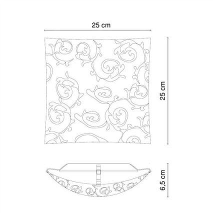 Globo - Ceiling light 1xE27/60W/230V