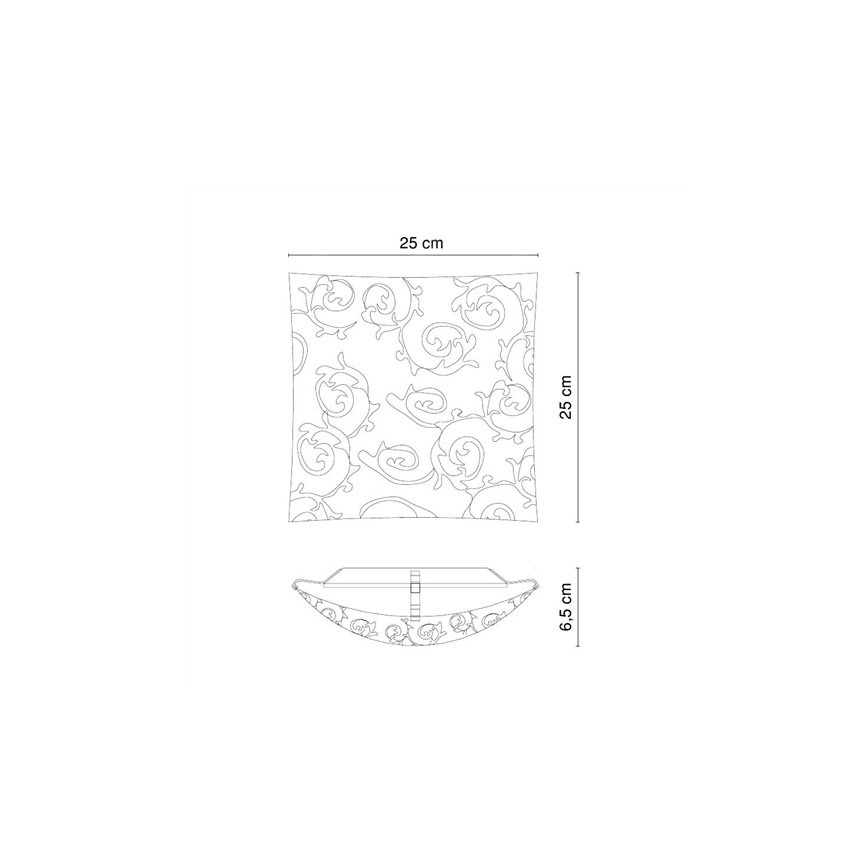 Globo - Ceiling light 1xE27/60W/230V