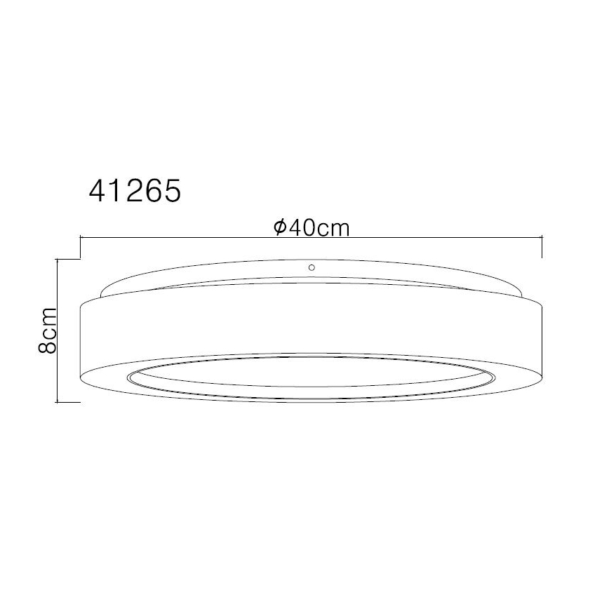 Globo - LED Ceiling light LED/24W/230V d. 40 cm 3000K white