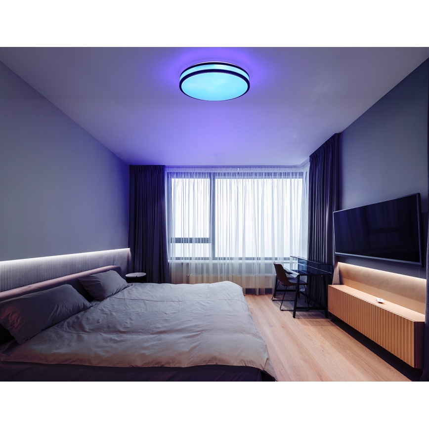 Globo - LED RGBW Dimmable ceiling light LED/18W/230V 2700-6000K + remote control