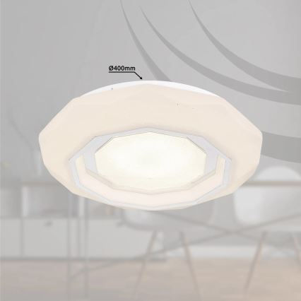 Globo - LED Dimmable ceiling light LED/24W/230V 2700-6500K + remote control