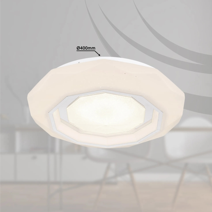 Globo - LED Dimmable ceiling light LED/24W/230V 2700-6500K + remote control