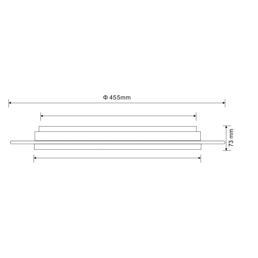 Globo - LED Dimmable ceiling light LED/30W/230V 3000-6500K + remote control