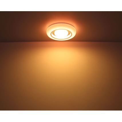 Globo - RGBW Dimmable ceiling light LED/18W/230V 2700-6500K + remote control