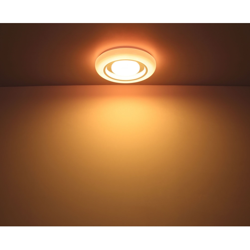 Globo - RGBW Dimmable ceiling light LED/18W/230V 2700-6500K + remote control