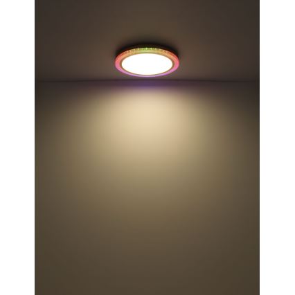 Globo - RGBW Dimmable ceiling light LED/20W/230V 2700-6500K + remote control