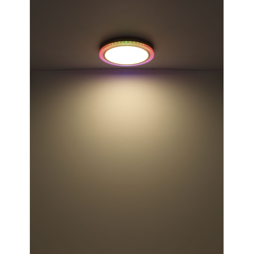 Globo - RGBW Dimmable ceiling light LED/20W/230V 2700-6500K + remote control