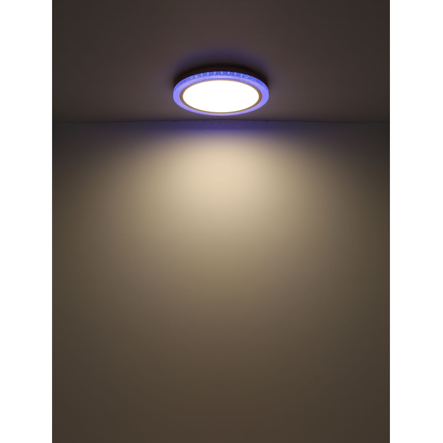 Globo - RGBW Dimmable ceiling light LED/20W/230V 2700-6500K + remote control