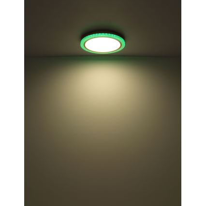 Globo - RGBW Dimmable ceiling light LED/20W/230V 2700-6500K + remote control