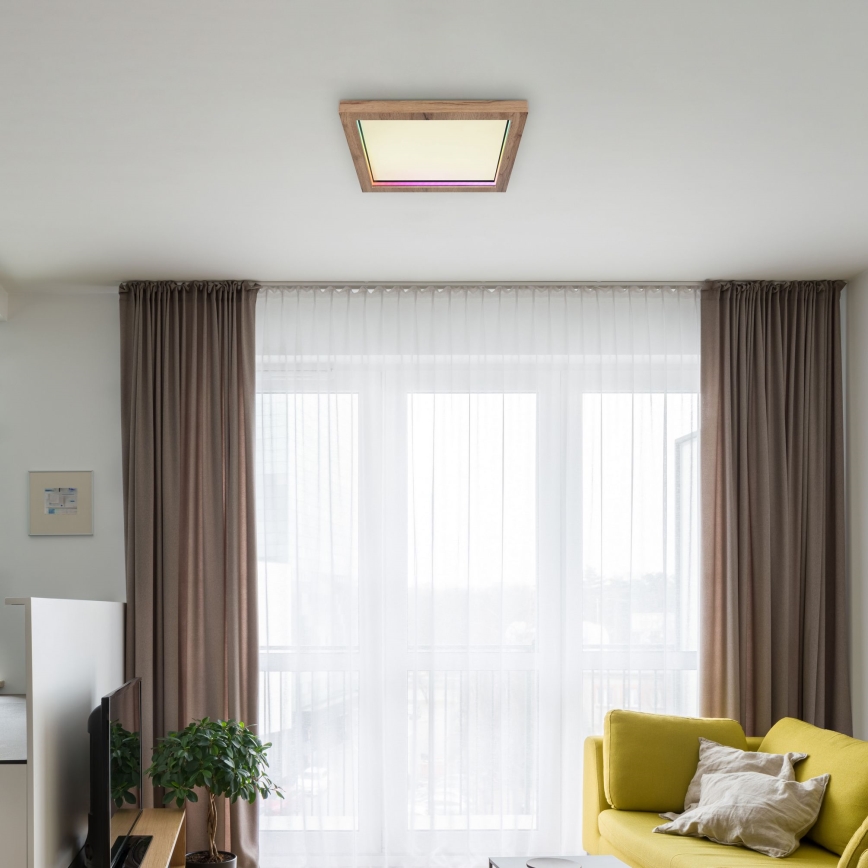 Globo - LED RGBW Dimmable ceiling light LED/24W/230V 2700-6000K + remote control
