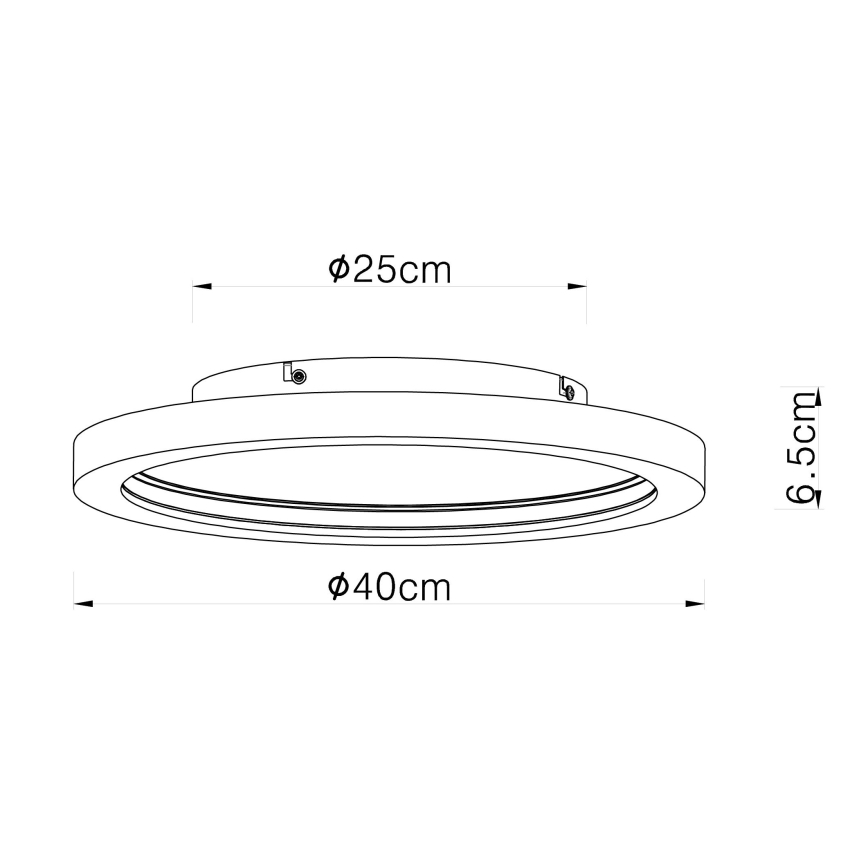 Globo - LED RGBW Dimmable ceiling light LED/24W/230V 2700-6000K + remote control