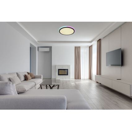 Globo - LED RGBW Dimmable ceiling light LED/40W/230V 2700-6500K + remote control