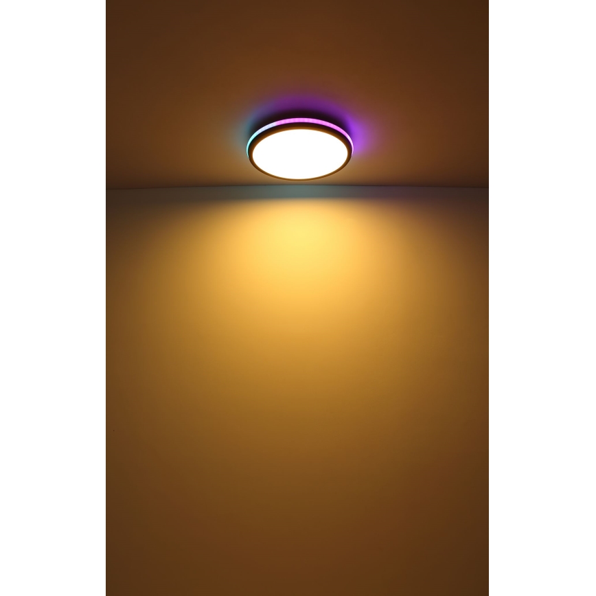 Globo - LED RGBW Dimmable ceiling light LED/40W/230V 2700-6500K + remote control