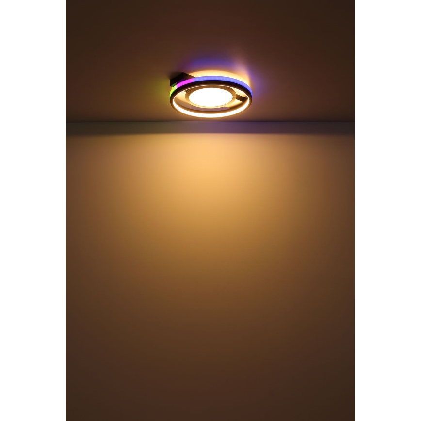 Globo - LED RGBW Dimmable ceiling light LED/40W/230V 3000-6500K + remote control