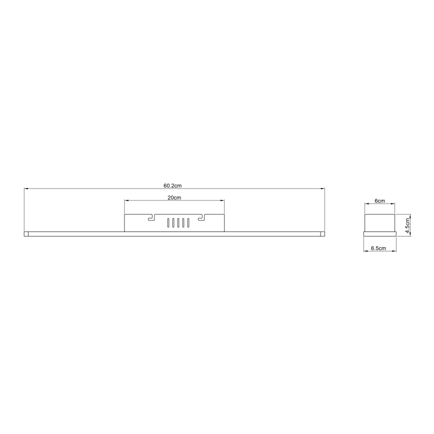 Globo - LED Bathroom ceiling light LED/12W/230V IP44