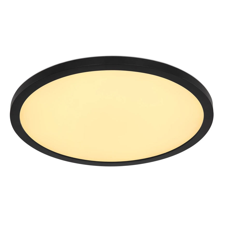 Globo - LED RGB Dimmable bathroom ceiling light LED/18W/230V 3000-6000K + remote control IP44 black