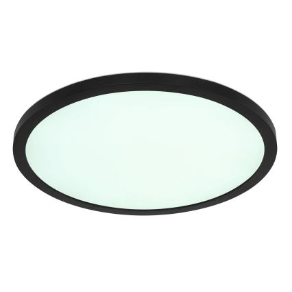 Globo - LED RGB Dimmable bathroom ceiling light LED/18W/230V 3000-6000K + remote control IP44 black
