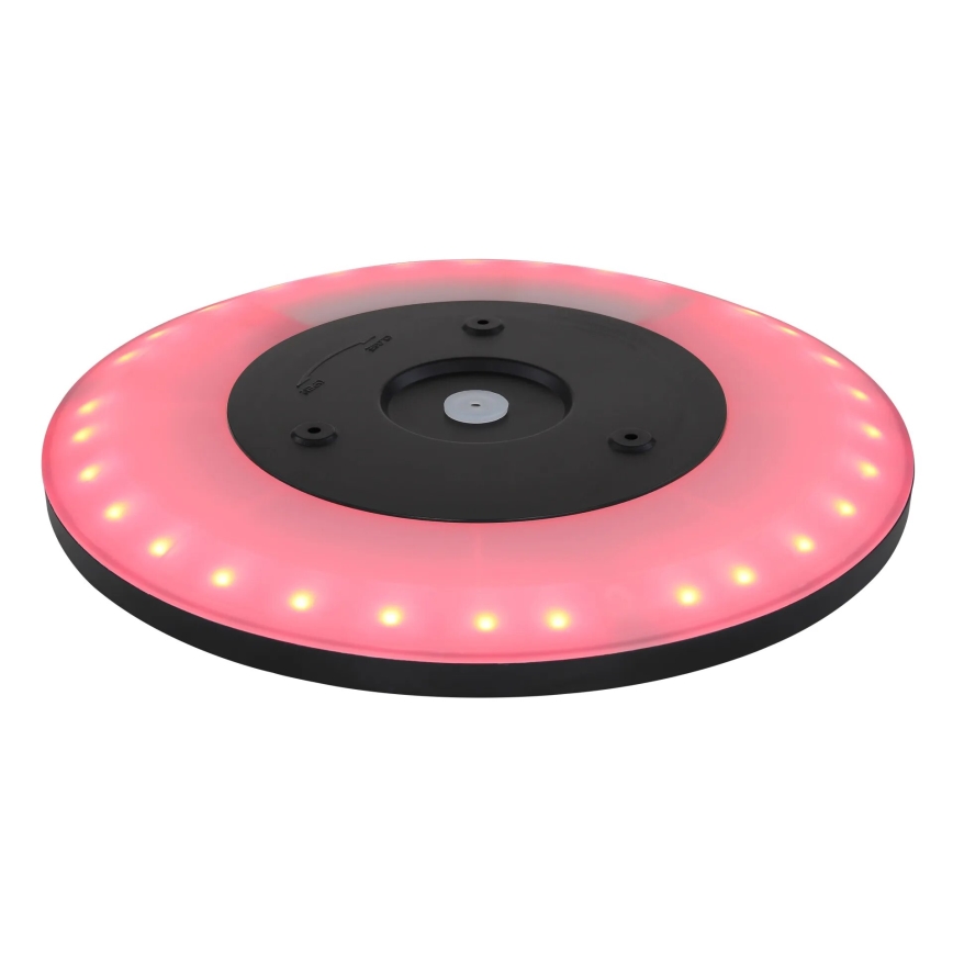 Globo - LED RGB Dimmable bathroom ceiling light LED/18W/230V 3000-6000K + remote control IP44 black