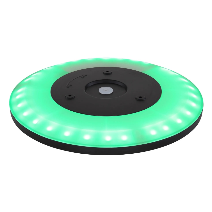 Globo - LED RGB Dimmable bathroom ceiling light LED/18W/230V 3000-6000K + remote control IP44 black