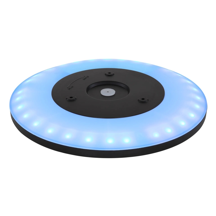 Globo - LED RGB Dimmable bathroom ceiling light LED/18W/230V 3000-6000K + remote control IP44 black