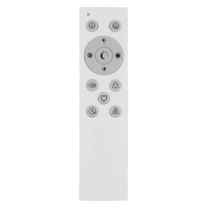 Globo - LED RGB Dimmable bathroom ceiling light LED/18W/230V 3000-6000K + remote control IP44 black