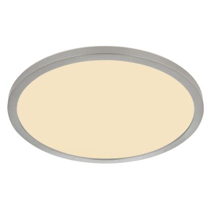 Globo - LED Dimmable bathroom ceiling light LED/18W/230V d. 29,4 cm IP44 matte chrome