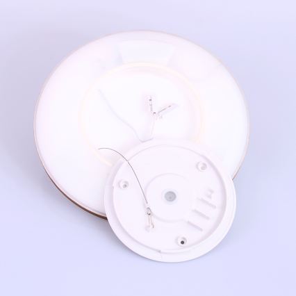 Globo - LED Dimmable bathroom ceiling light LED/18W/230V d. 29,4 cm IP44 brown