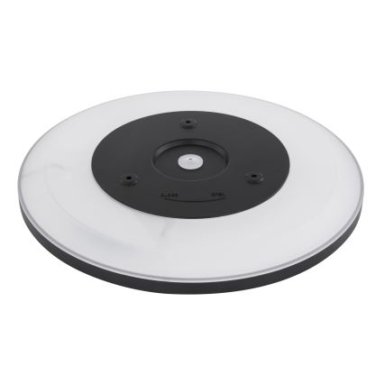 Globo - LED Dimmable bathroom ceiling light LED/24W/230V d. 42 cm IP44 black