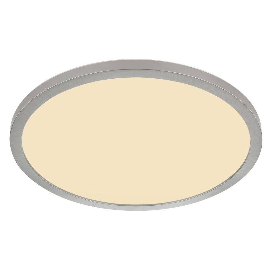 Globo - LED Dimmable bathroom ceiling light LED/24W/230V d. 42 cm IP44 matte chrome