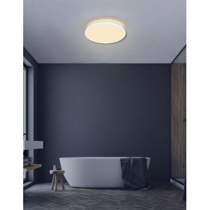Globo - LED Dimmable bathroom ceiling light LED/24W/230V d. 42 cm IP44 white